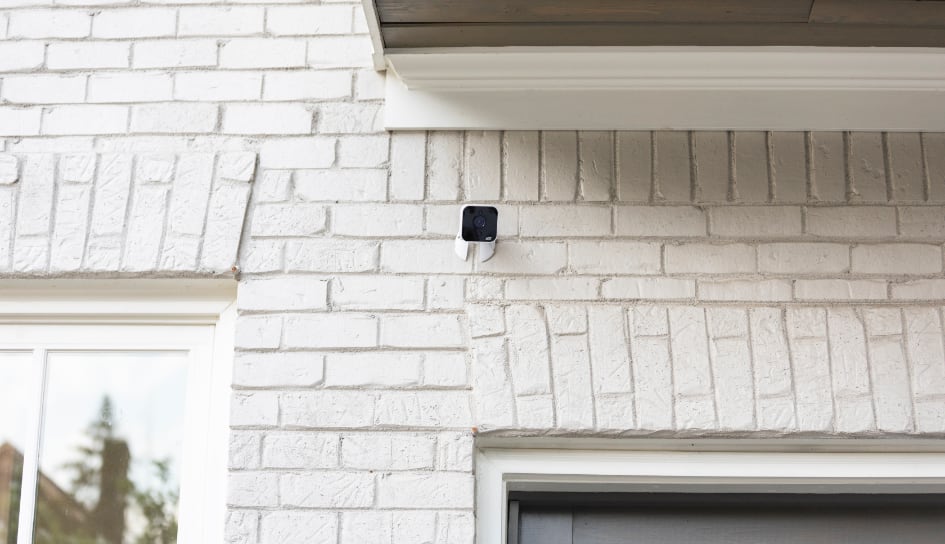 ADT outdoor camera on a Arlington home